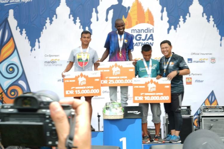Prajurit Kodam I/BB Sabet Juara di Mandiri Jogja Marathon International 2019 