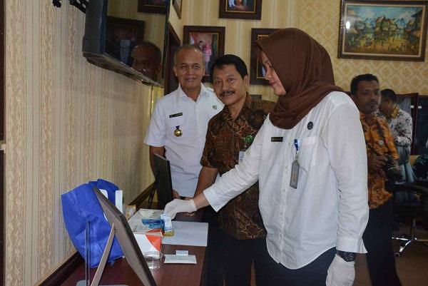 Bupati Langkat Apresiasi BNNK yang Lakukan Tes Urine Dadakan 