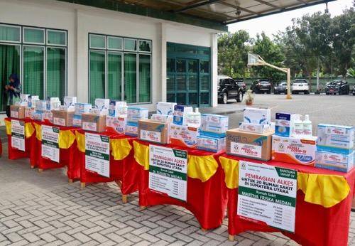 MITSU Beri Bantuan APD untuk Rumah Sakit di Sumut, Plt Wali Kota Medan Ucapkan Terima Kasih