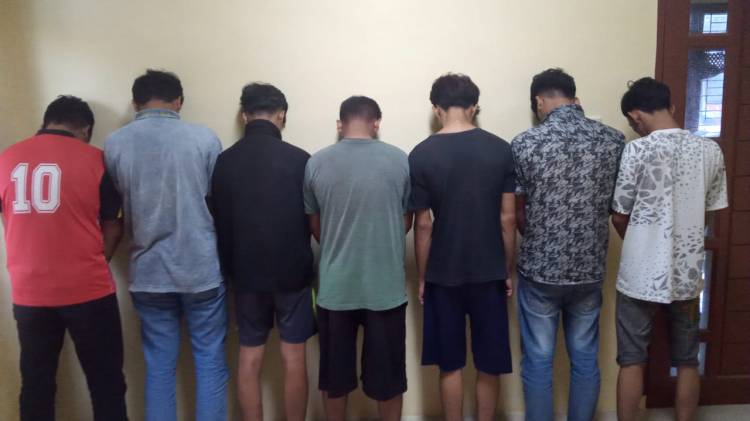 Polresta Deli Serdang Tahan 7 Tersangka yang Diduga Perkosa Siswi SMK