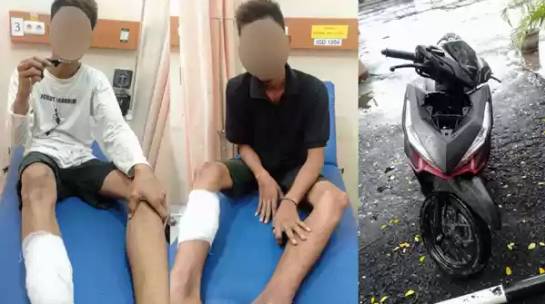 Sat Reskrim Polres Tebing Tinggi Tembak Dua Supir Angkot Komplotan Curanmor