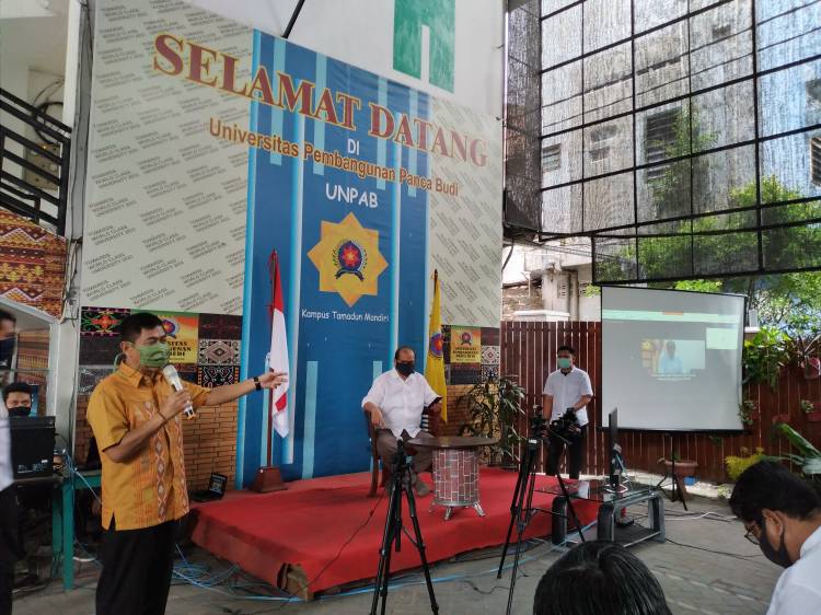 Unpab Launching Protokol Pencegahan Covid-19 Berbasis Multi Viral Media 