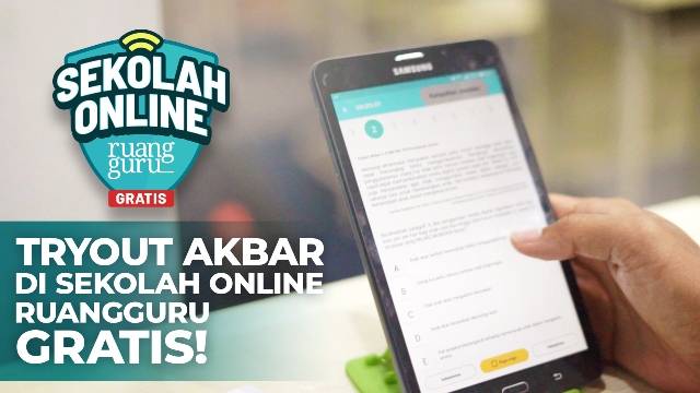 Ruangguru Adakan Tryout Akbar Sekolah Online di Rumah, Siswa Bisa dapat Hadiah