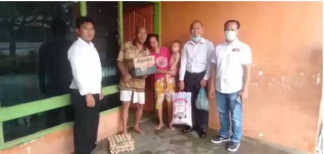Sat Narkoba Polres Sergai Bantu Warga Kurang Mampu dengan Sembako