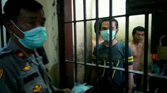 Polsek Medan Timur Bagikan Masker untuk Tahanan, Antisipasi Penyebaran Virus Corona