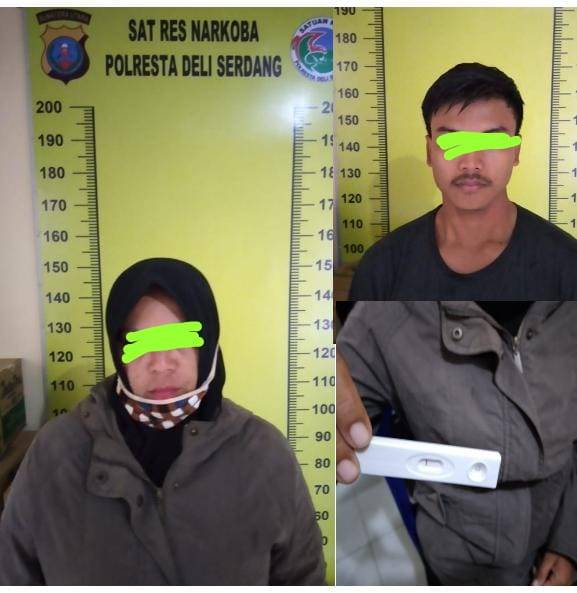Usai Nyabu, Seorang IRT dan Teman Prianya Diamankan Polresta Deli Serdang