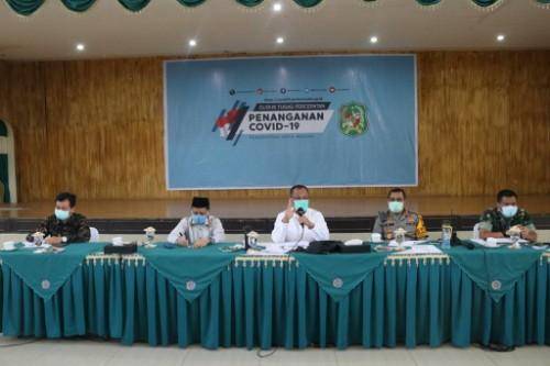 Akhyar Nasution Pimpin Rapat Evaluasi Tim Gugus Tugas Percepatan Penanganan Covid-19