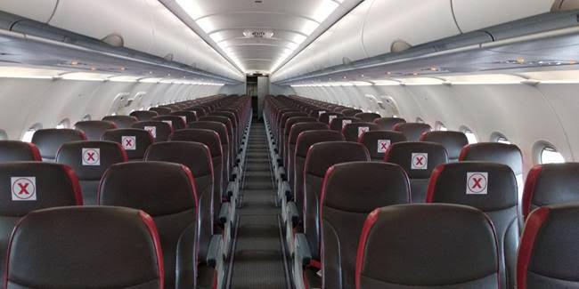 Lion Air Group Jalankan Pengaturan Sistem Jarak Aman di Dalam Kabin Pesawat
