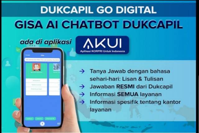 Wujudkan Physical Distancing, Mendagri Luncurkan Chatbot Gisa Adminduk