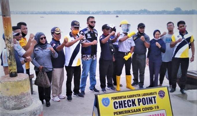 Antisipasi Covid-19, Dishub Lakukan Chek Point di Wilayah Pantai Labuhanbatu