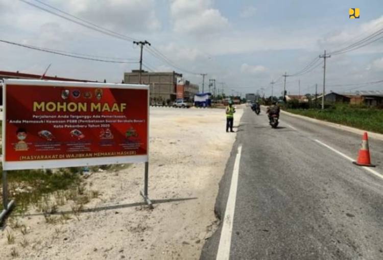 Selama PSBB, Trafic Jalan Nasional Turun 68 Persen 
