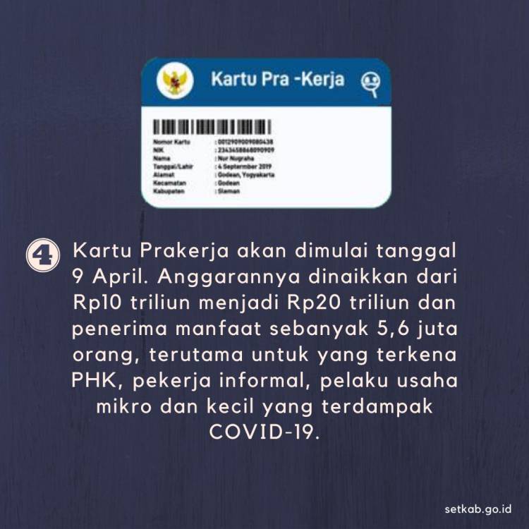Rencana Tambah 400 Ribu, Total Cakupan Kartu Prakerja 6 Juta Orang 