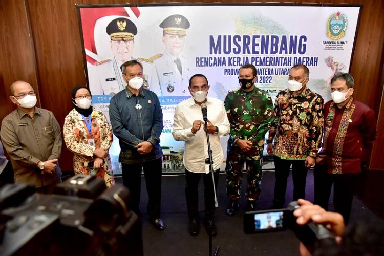 Buka Musrenbang Provinsi Sumut 2022, Gubernur Minta Kabupaten/Kota Fokus ke Pembangunan Potensial