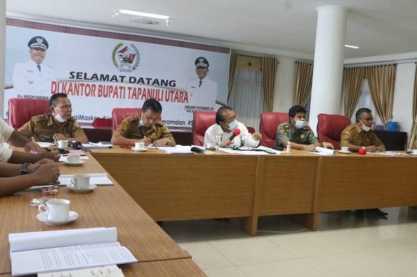 Gelar Rapat dengan Pemkab Tapsel, Pemkab Taput Perjuangkan Tapal Batas Daerah