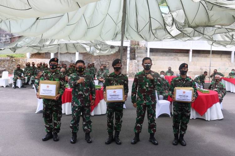 Pangkogabwilhan I Terima Laporan Korps Kenaikan Pangkat Personel Kogabwilhan I