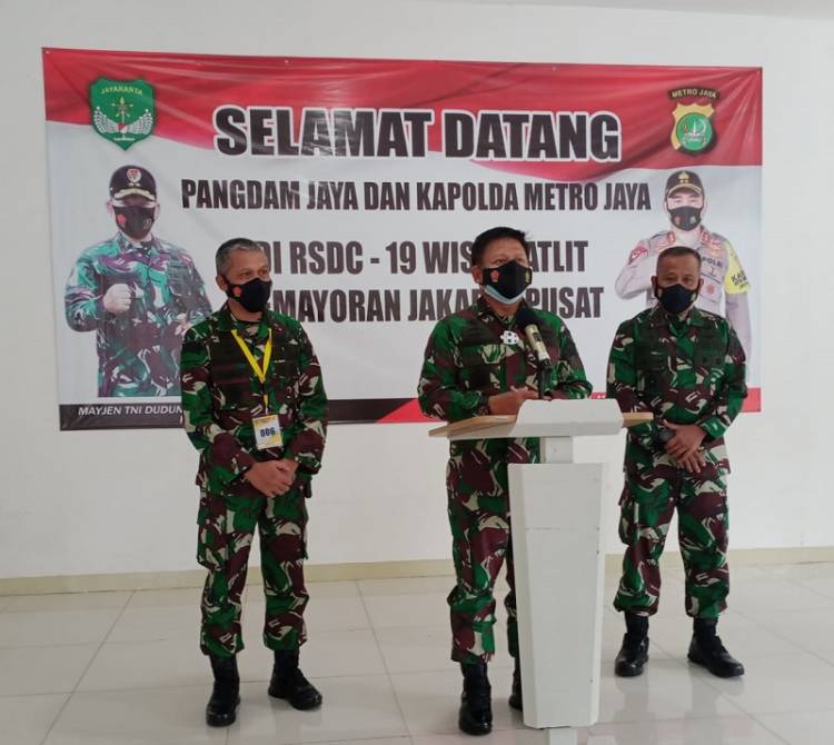 Cek Kondisi Prajurit TNI, Pangkogabwilhan I Kunjungi RSD Wisma Atlet Kemayoran Jakarta
