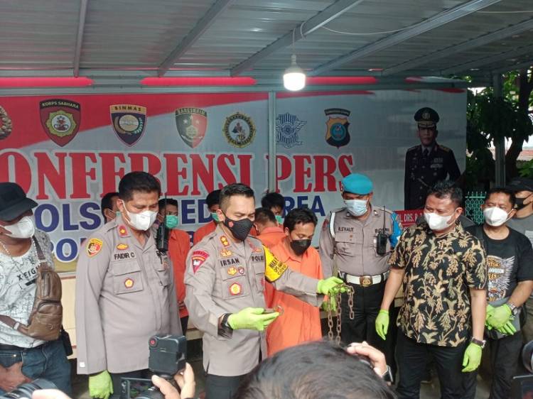 Tekab Polsek Medan Area Tangkap Warga Jalan Tempuling Miliki Senpi Rakitan