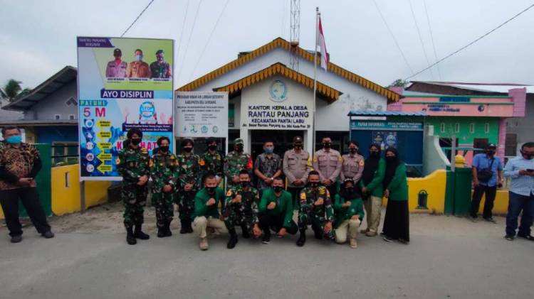 Peserta Latsitardanus XLI Tahun 2021 Gelar Penyuluhan Narkoba di Desa Rantau Panjang