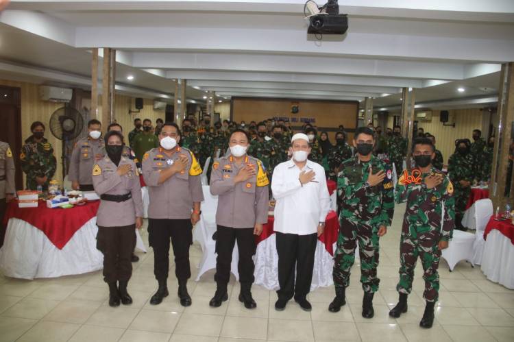 Taruna dan Mahasiswa Latsitardanus XLI Tahun 2021 Silaturahmi ke Kapolresta Deli Serdang