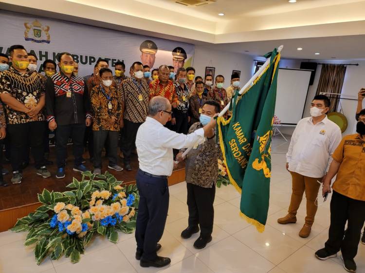Syahrianto SH Dilantik sebagai Ketua Kadin Serdang Bedagai