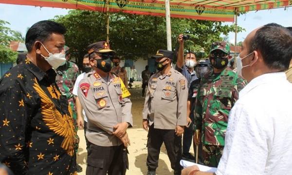 Kapoldasu dan Pangdam Cek Kesiapan PSU di Labuhanbatu, Labusel, dan Madina