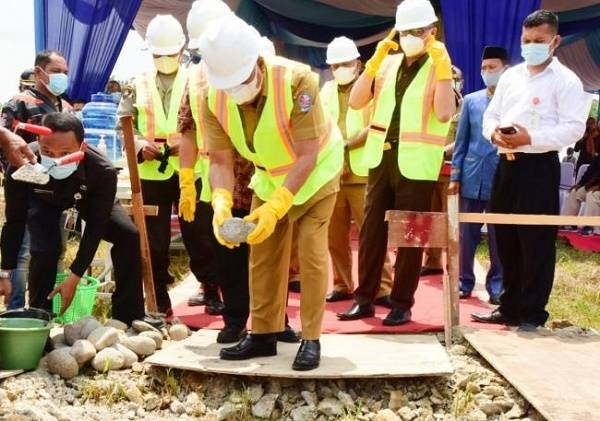 Pembangunan Gedung Layanan Perpustakaan Umum Daerah Kabupaten Deli Serdang Resmi Dimulai