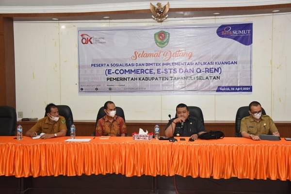 Bupati Tapsel : Aplikasi Keuangan Digital Bank Sumut Akan Permudah Nasabah
