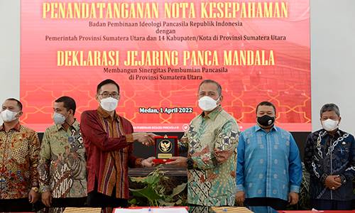 Sinergi dengan Semua Pihak, Pemprov Siap Membumikan Pancasila di Sumut