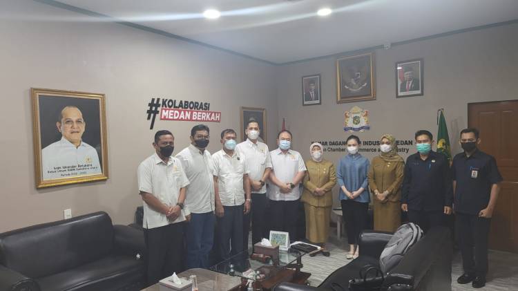 KADIN Medan Terima Kunjungan BPOM dan Kadis Ketahanan Pangan Kota Medan 