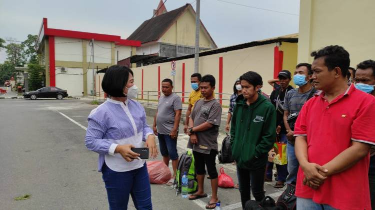  Polda Sumut Pulangkan 81 Pekerja Imigran Ilegal