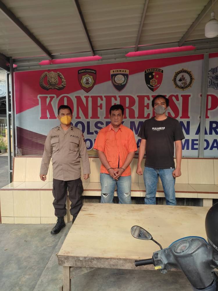 Polisi Tangkap Pengedar Sabu di Jalan Pintu Air Medan Johor 