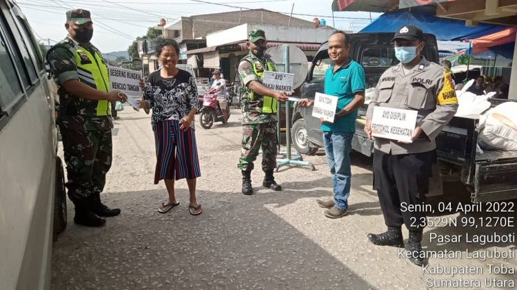  Polsek Jajaran Polres Toba Kembali Gelar Operasi Yustisi dan PPKM Mikro