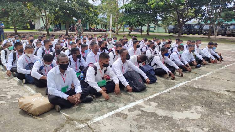 100 Orang Calon Tamtama PK TNI AD Gelombang I TA 2022 Ikut Seleksi Tingkat Pusat