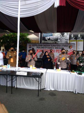  Jelang Operasi Ketupat Toba 2022, Ratusan Preman Jalanan dan Pungli Diamankan Polisi di Medan