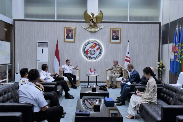 Kepala Bakamla RI Terima Kunjungan Athan Inggris