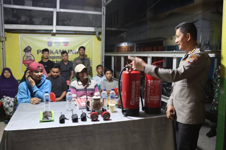 Dukung Tugas Polri, Kapolrestabes Medan Tinjau Poskamling