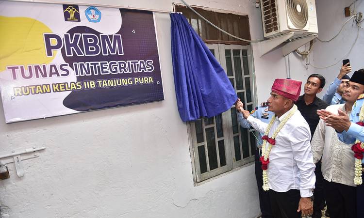 Gubernur Sumut Resmikan Pesantren Tahfiz Rutan Tanjung Pura, Warga Binaan Semangat Ikuti Program Menghafal Alquran