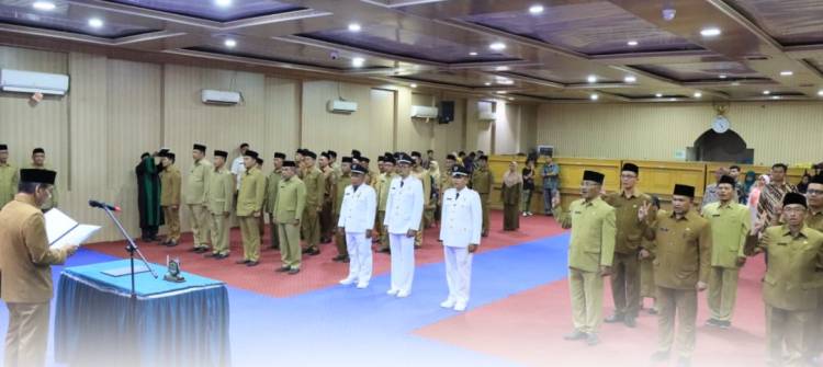 Sekda Binjai Lantik 43 Pejabat Administrator dan Pengawas