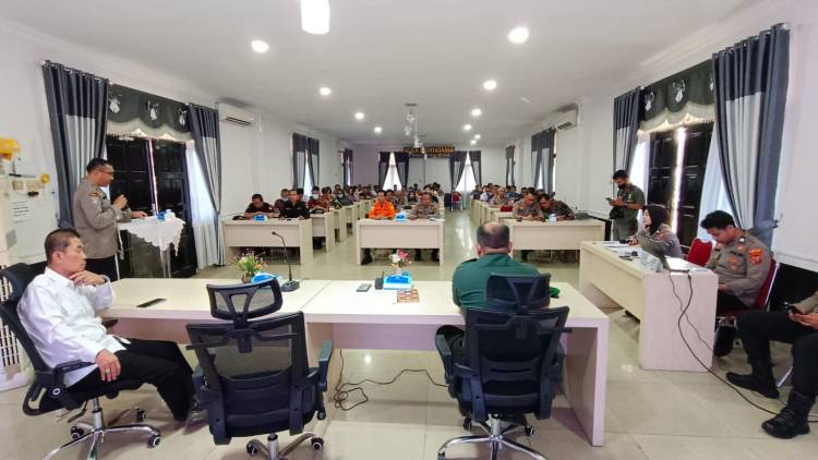 Kasat Binmas Polrestabes Medan Pimpin Rakor Lintas Sektoral Pengamanan Idul Fitri