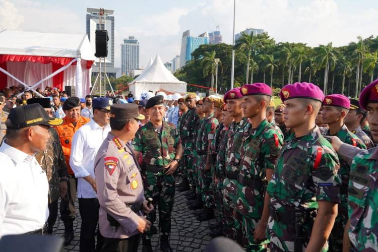 Sebanyak 2.758 Prajurit TNI  Apel Operasi Ketupat 2023