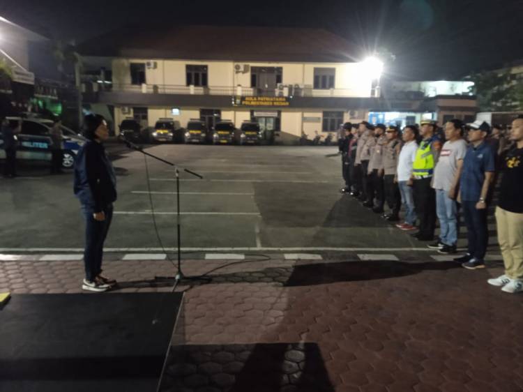 Cegah Kejahatan Jalanan Saat Akhir Pekan, Polrestabes Medan Kembali  Gelar Sispamkota