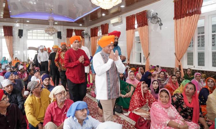 Hadiri Vaisakhi bersama Umat Sikh, Pj Gubernur sebut Pluralisme sebagai Kekayaan Sumut