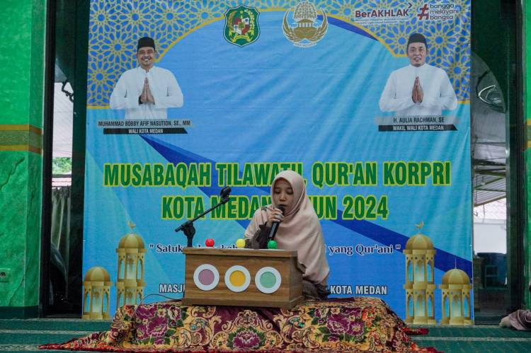 Buka MTQ Korpri Medan, Bobby Nasution: Al Qur&rsquo;an Petunjuk dan Pedoman Hidup Umat Islam