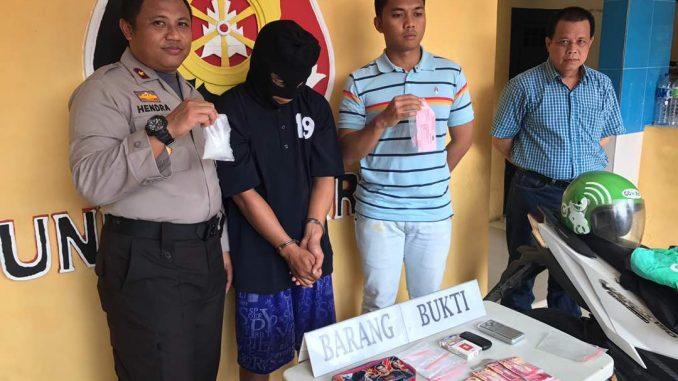 Aplikasi Polisi Kita Ungkap Driver Ojek Online Pengedar Narkoba