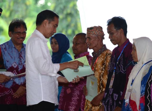 Presiden Jokowi: Pemerintah Terus Upayakan Pemberian Seritifikat Tanah