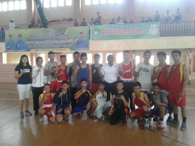 Kontingen Kota Medan Incar Juara di Kejurda Tinju Piala Gubsu