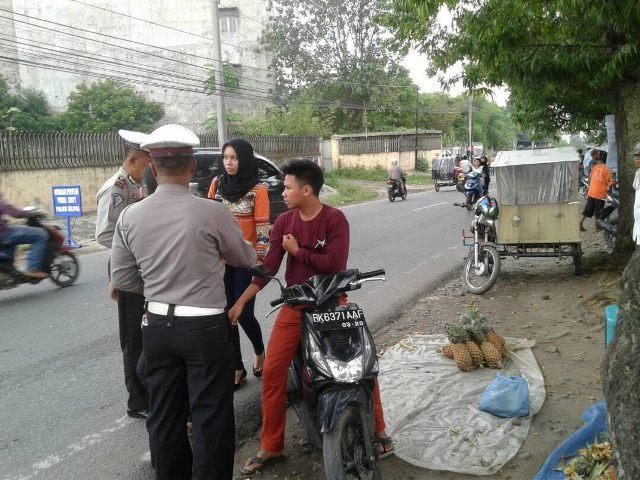 Gelar Ops Patuh Toba 2017, Polsek Delitua Keluarkan 14 Set Tilang 