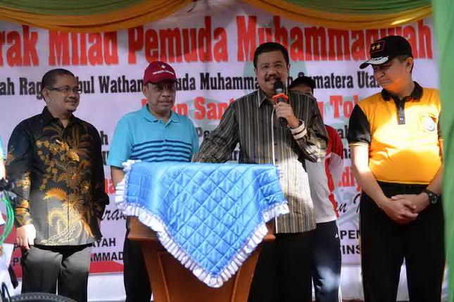 Buka Pekan Olahraga Pemuda, Gubsu Ingatkan Jangan Mau Diadu Domba