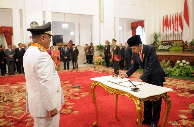 Presiden Jokowi Lantik 5 Gubernur dan 6 Wakil Gubernur