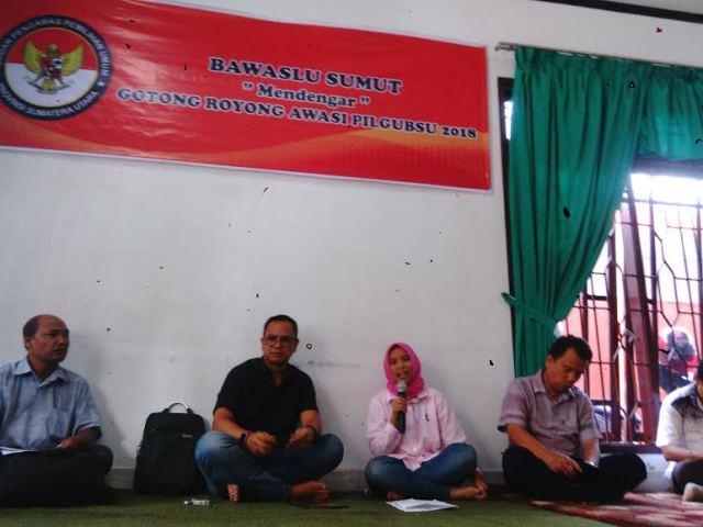 Bawaslu Sumut Terapkan Metode Gotong Royong Awasi Pilgubsu 2018